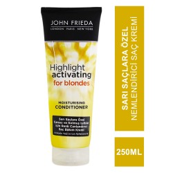 John Frieda Sheer Blonde Highlight Activating Moisturising Conditioner 250 ml Sarı Saçlara Özel Nemlendirici Saç Kremi