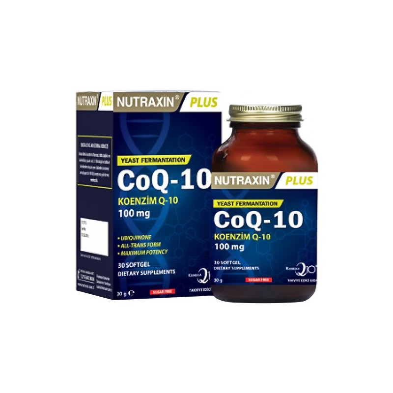 Nutraxin Coq-10 Koenzim Q-10 30 Softgel Kapsül Nutraxin Coq-10 Koenzim Q-10 30 Softgel Kapsül