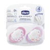 Chicco Physioring Silikon Emzik 2 li Pembe 4 Ay+