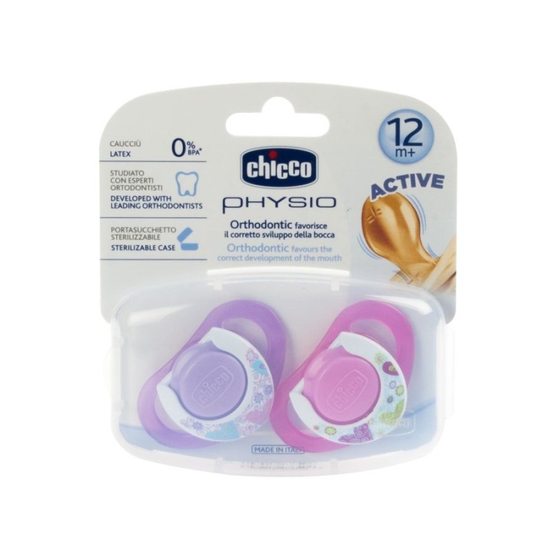 Chicco Physioring Kauçuk Emzik 2 li Pembe 12 M+ Chicco Physioring Kauçuk Emzik 2 li Pembe 12 M+