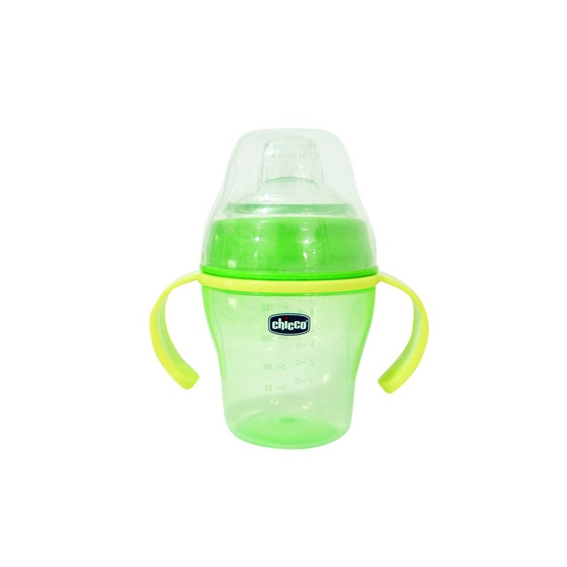 Chicco Soft Cup 200 ml Alıştırma Bardağı Yeşil Chicco Soft Cup 200 ml Alıştırma Bardağı Yeşil