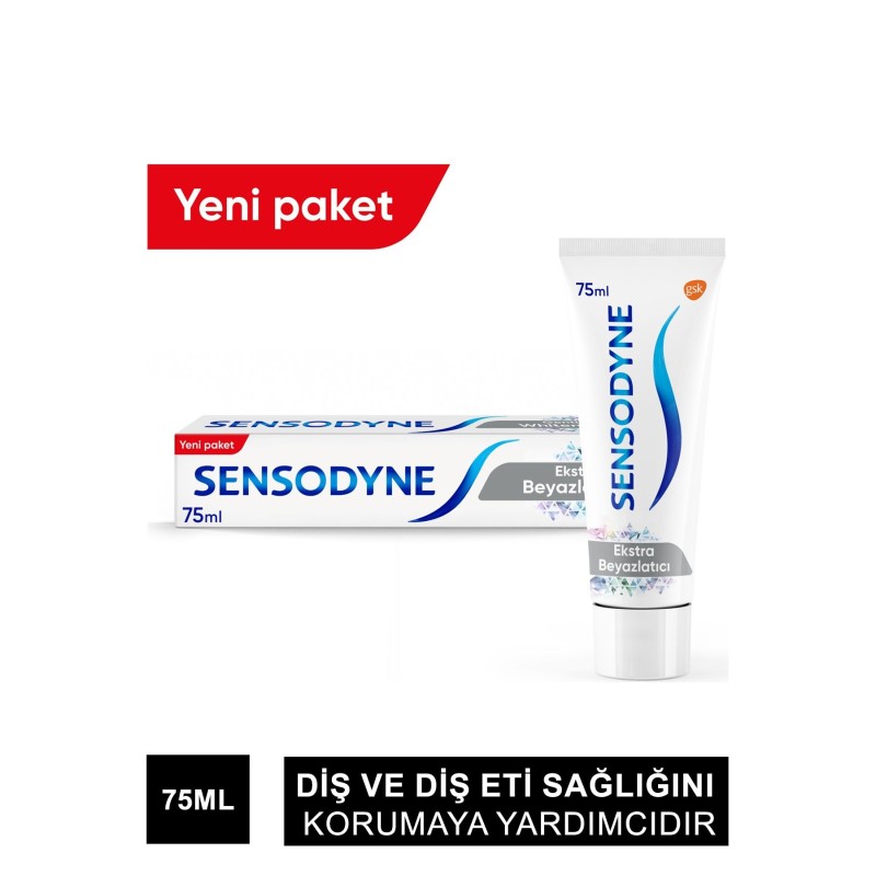 Sensodyne Beyazlatıcı Diş Macunu 75 ml (S.K.T 09-2025) Sensodyne Beyazlatıcı Diş Macunu 75 ml (S.K.T 09-2025)