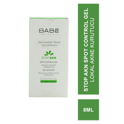 Babe Stop AKN Spot Control Gel 8 ml Lokal Akne Kurutucu (S.K.T 03-2025)