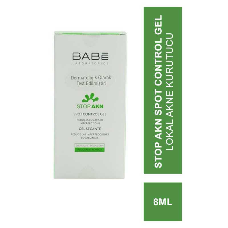 Babe Stop AKN Spot Control Gel 8 ml Lokal Akne Kurutucu (S.K.T 03-2025) Babe Stop AKN Spot Control Gel 8 ml Lokal Akne Kurutucu (S.K.T 03-2025)