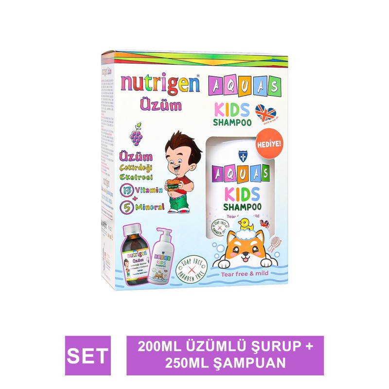 Nutrigen Üzüm Çekirdeği Ekstresi 200 ml ( Aquas Kids Şampuan Hediye ) Nutrigen Üzüm Çekirdeği Ekstresi 200 ml ( Aquas Kids Şampuan Hediye )