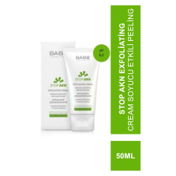 Babe Stop AKN Exfoliating Cream 50 ml Soyucu Etkili Peeling (S.K.T 02-2024)