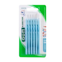 Gum Bi Direction Arayüz Fırçası 0.9 mm Mavi