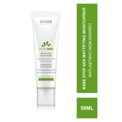 Babe Stop AKN Mattifying Moisturiser 50 ml Matlaştırıcı Nemlendirici (S.K.T 02-2024)