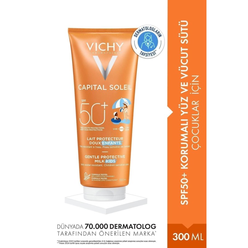 Vichy İdeal Soleil Spf 50+ Milk For Children Güneş Sütü