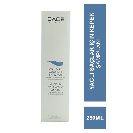Babe Anti Oily Dandruff Shampoo 250 ml Yağlı Saçlar İçin Kepek Şampuanı (S.K.T 03-2024)