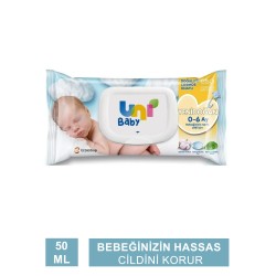 Uni Baby Yenidoğan Islak (Pamuk) Mendil 40 Adet