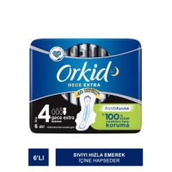 Orkid Ultra Gece Extra  ( Boy : 4 ) 6 Adet