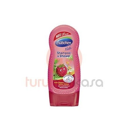 Bübchen Çoçuk Şampuan Ve Duş Jeli Frambuaz 230 ml