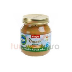 Milupa Organik Tavuklu Karışık Sebze 125 gr