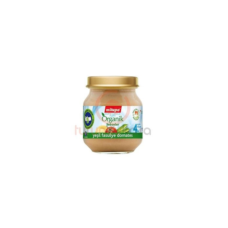 Milupa Yeşil Fasulye Domates Kavanoz Maması 125gr