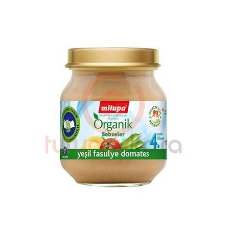 Milupa Yeşil Fasulye Domates Kavanoz Maması 125gr