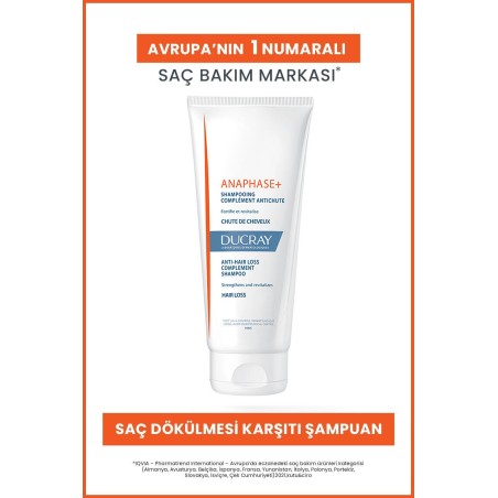 Ducray Anaphase + Plus Saç Dökülmesine Karşı Şampuan 200 ml