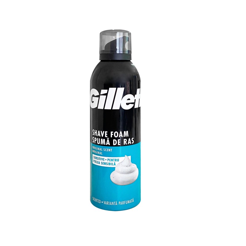 Gillette Hassas Ciltler İçin Tıraş Köpüğü 200 ml Gillette Hassas Ciltler İçin Tıraş Köpüğü 200 ml