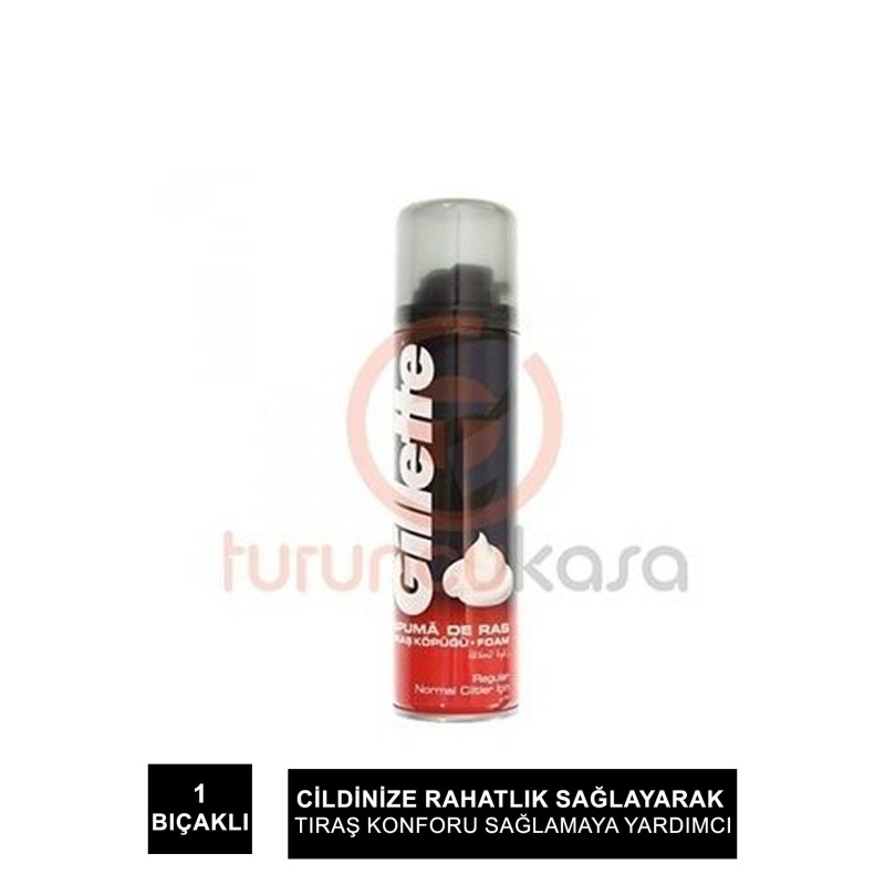 Gillette Normal Ciltler İçin Tıraş köpüğü 200 ml. Gillette Normal Ciltler İçin Tıraş köpüğü 200 ml.