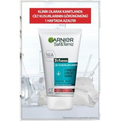 Garnier Saf & Temiz Yağlanma ve Pürüzlere Karşı 3'ü 1 Arada 150 ml