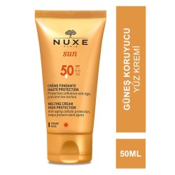 Nuxe Sun Spf 50 Face Cream Fondante Haute Protection Güneş Koruyucu Yüz Kremi 50ml