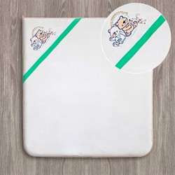 Aziz Bebe Ayıcık Desenli Bebek Banyo Havlusu