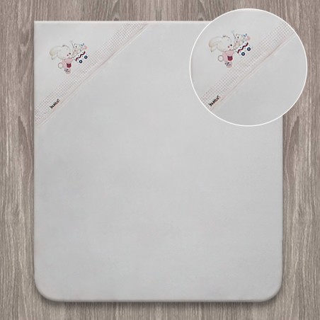 Bebitof Tavşan Desenli Bebek Banyo Havlusu