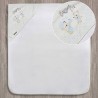 Bebitof Aşçı Ayıcık Nakışlı Bebek Banyo Havlusu
