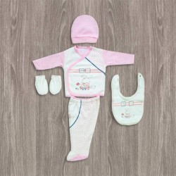 Bebitof Bebek Odası Desenli 5'li Hastane Çıkış Seti