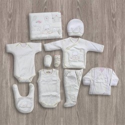 Bebitof Pijama Partisi Desenli 10'lu Hastane Çıkış Seti