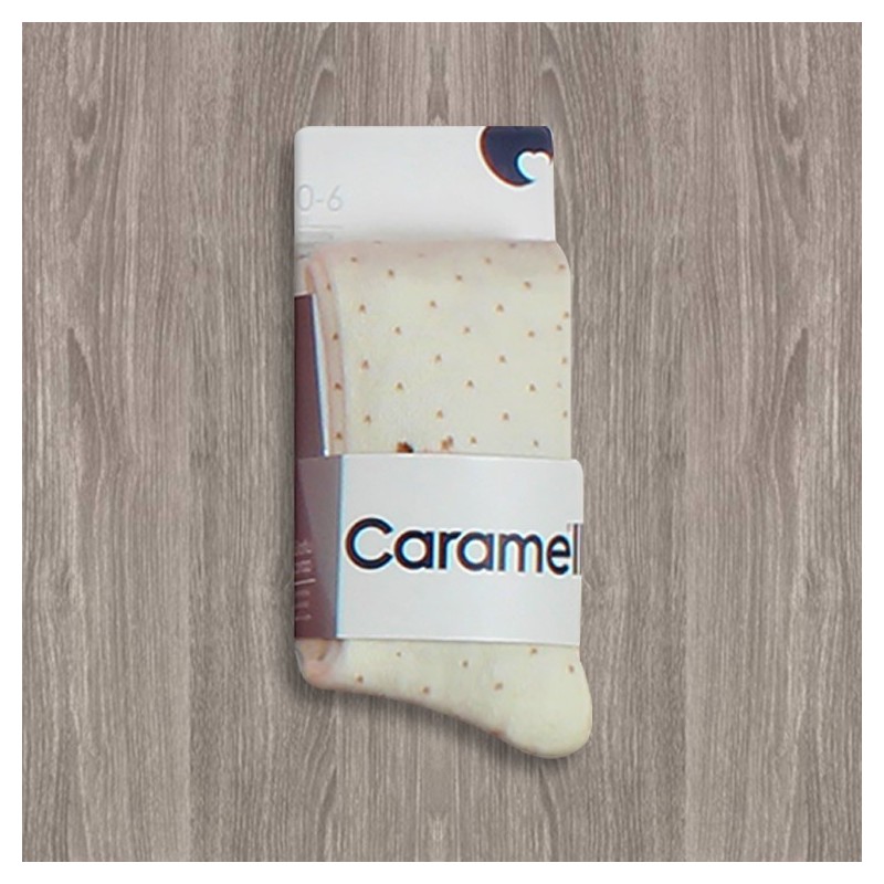 Caramell Benekli Külotlu Çorap Caramell Benekli Külotlu Çorap