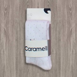 Caramell Benekli Külotlu Çorap 