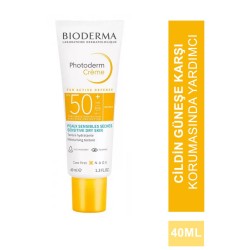 Bioderma Photoderm Creme Renksiz Kuru Ciltler için Yüksek Korumalı SPF50+ Yüz Güneş Kremi 40 ml
