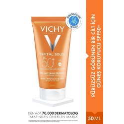 Vichy Capital Soleil Velvety Cream  Normal Ve Kuru Ciltler İçin  Güneş Kremi Spf 50+ 50 ml