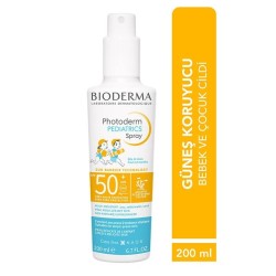 Bioderma Photoderm Pediatrics Bebek, Çocuk için SPF50+ Yüksek Korumalı Sprey Form Güneş Kremi 200 ml