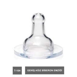 Bambino Geniş Ağız Biberon Emziği T-104