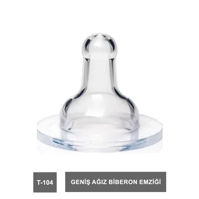 Bambino Geniş Ağız Biberon Emziği T-104 Bambino Geniş Ağız Biberon Emziği T-104