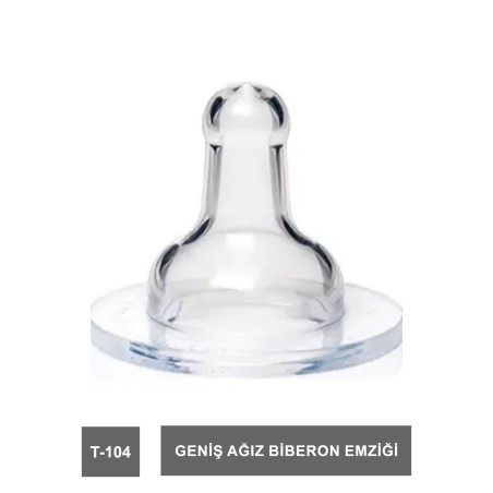 Bambino Geniş Ağız Biberon Emziği T-104