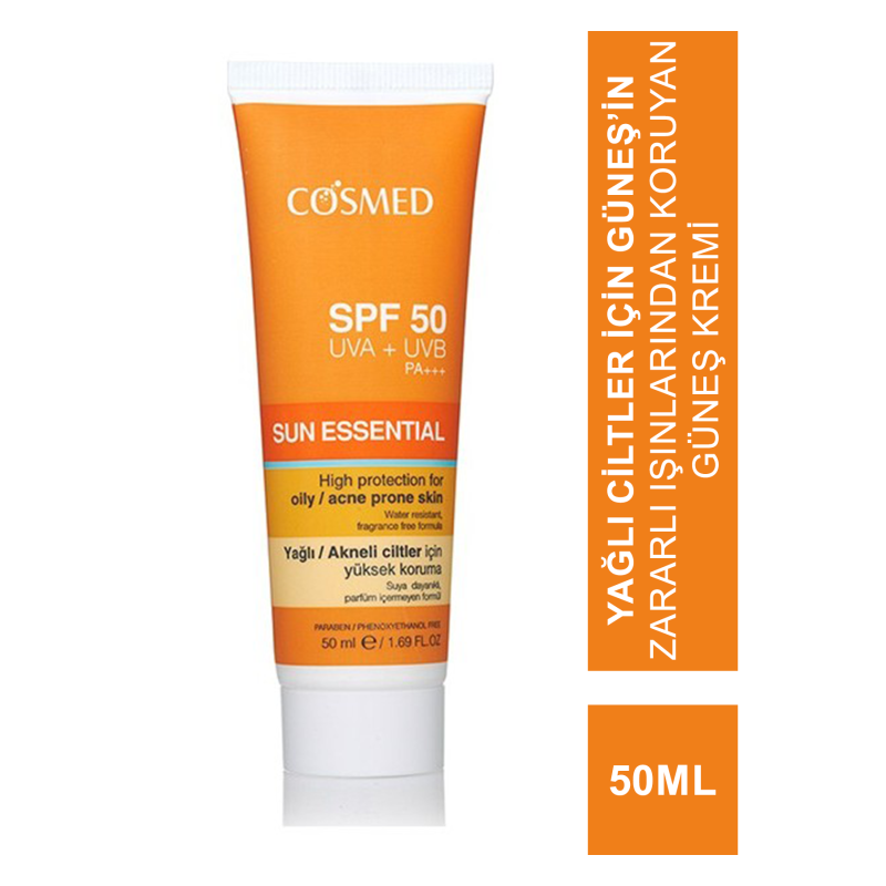 Cosmed Sun Essential Yağlı Akneli Ciltler İçin Yüksek Koruma Spf50 50ml Cosmed Sun Essential Yağlı Akneli Ciltler İçin Yüksek Koruma Spf50 50ml