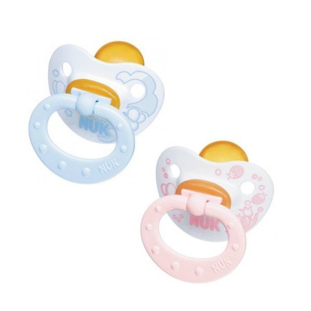 Nuk Baby Rose & Blue Emzik Kauçuk No:2 (6/18 Ay)