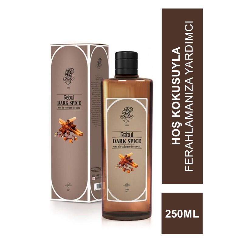 Rebul Dark Spice 250 ml Kolonya Rebul Dark Spice 250 ml Kolonya