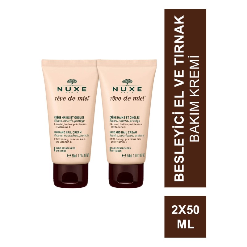 Nuxe Reve de Miel Creme Mains et Ongles 2x50 ml