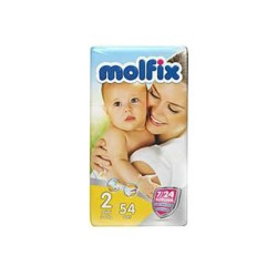 Molfix İkiz Paket 2 Numara (3-6 kg) 54 Adet