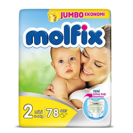 Molfix Jumbo 2 Numara (3-6 kg) 78 Adet