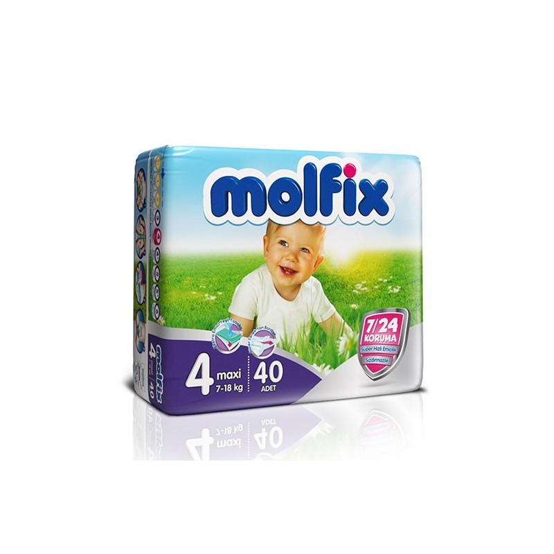 molfix ikiz paket 4 numara 7-18 kg 40 adet molfix ikiz paket 4 numara 7-18 kg 40 adet