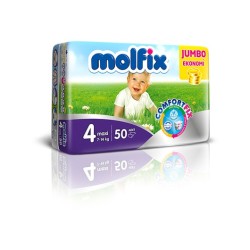 Molfix Jumbo 4 Numara (7-14 kg) 50 Adet