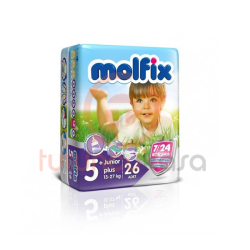 Molfix 4X4 Uyum İkiz Junior Plus No:5+ 26 Adet