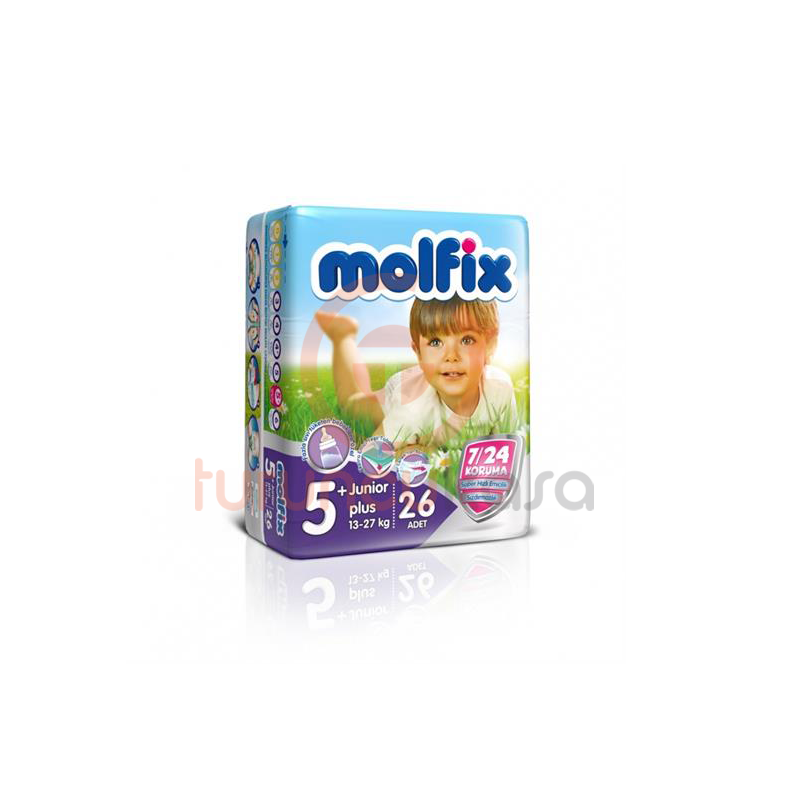Molfix 4X4 Uyum İkiz Junior Plus No:5+ 26 Adet Molfix 4X4 Uyum İkiz Junior Plus No:5+ 26 Adet