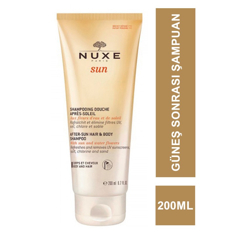 Nuxe Sun Güneş Sonrası Şampuan 200 ml Nuxe Sun Güneş Sonrası Şampuan 200 ml