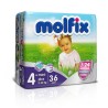 Molfix 4x4 Uyum İkiz Maxi No:4+ (9 - 20 kg) 36lı
